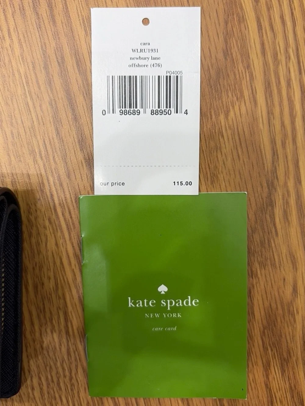 NEW Kate Spade Newbury Lane wallet Navy